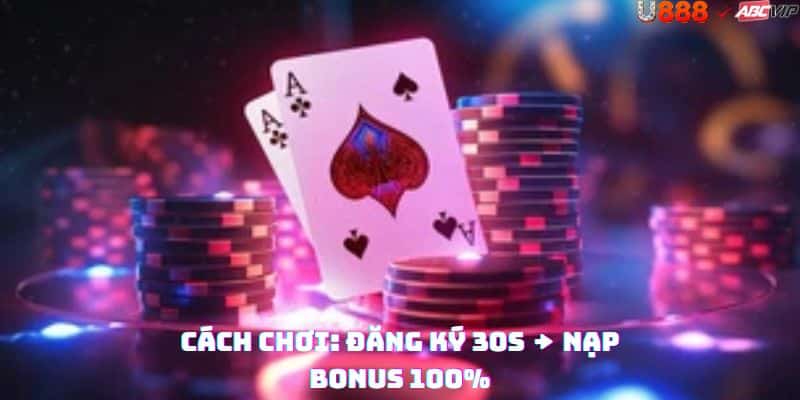 Quy trình Night Market U888: nhận 50k + 10 lượt slot, nạp 1tr được 2.5tr
